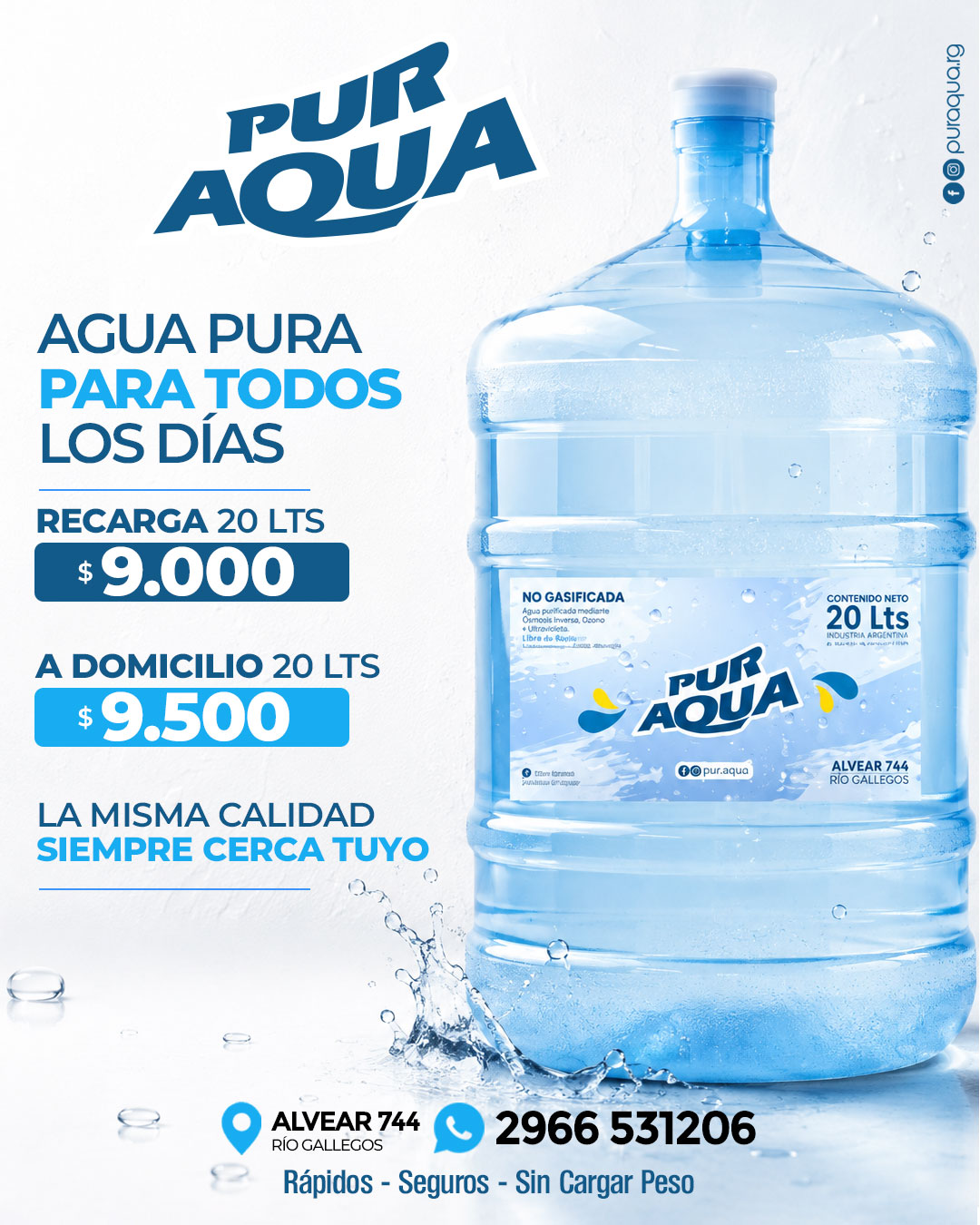 Flyer de Pur Aqua